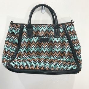 Vera Bradley Geometric Print Bag and Wallet Set